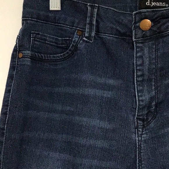 d jeans Straight Leg Stretch Blue Jeans  Size‎ 10 - Picture 3 of 6